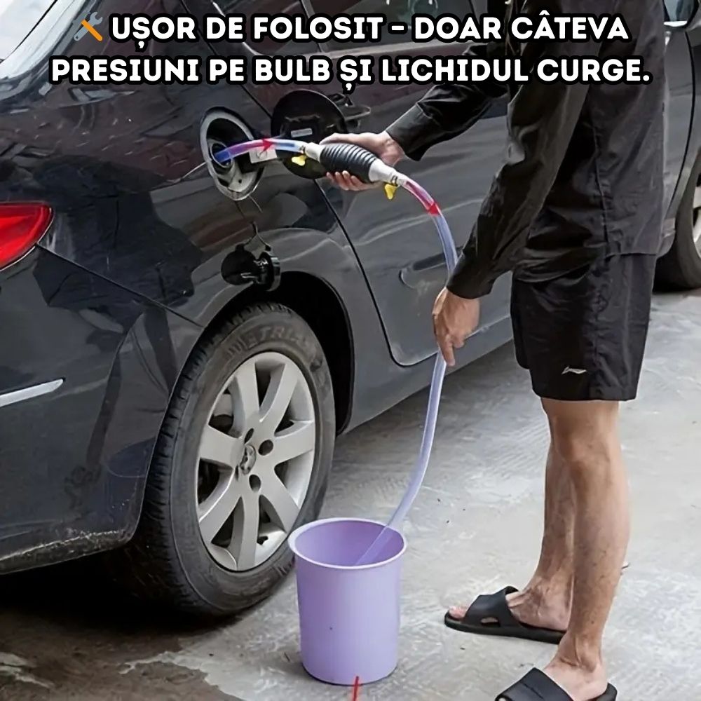 Set de 2 Pompe Manuale pentru Transfer Rapid de Lichide – Practică, Rapidă și Ușor de Folosit