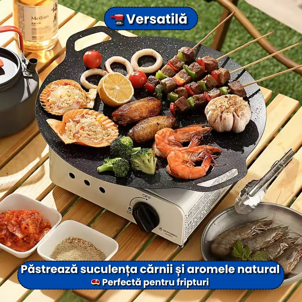 Set de 2 Plite Japoneze Antiaderente 32 cm – Material Durabil, Gătit Uniform