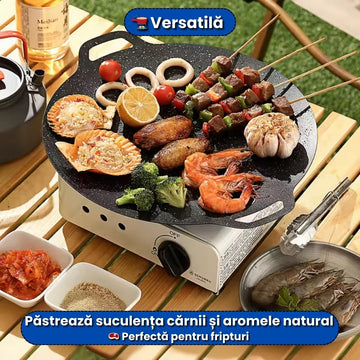 Set de 2 Plite Japoneze Antiaderente 32 cm – Material Durabil, Gătit Uniform