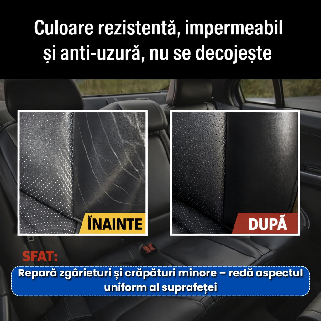 Set de 2 Paste Reparare Piele Auto pentru Interior Mașină – Refacere Rapidă