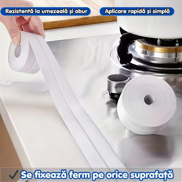 Set de 2 benzi Etanșare Colțuri 3.8cm x 3.2M – Protecție Împotriva Infiltrațiilor