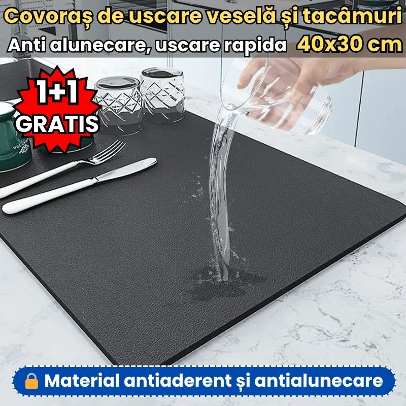 Covoraș pentru Uscat Vesela – Material Premium, Antiderapant